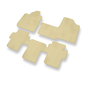 Velours automatten voor Fiat Multipla (1998-2010) - beige