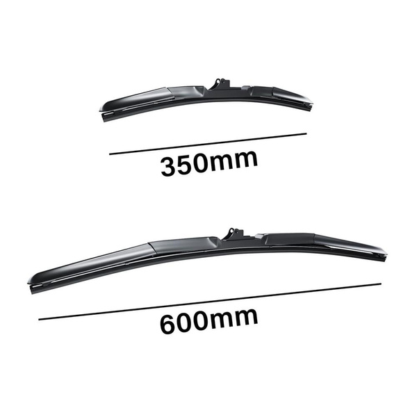 Auto ruitenwissers op de voorruit voor Nissan Qashqai +2 Crossover (08.2008-12.2013) - hybride bladen