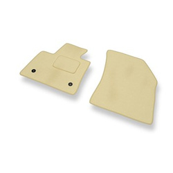 Velours automatten voor Peugeot 5008 SUV (2017-2024) 5 zitplaatsen - beige