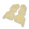 Velours automatten voor Ford Maverick I SUV (1993-2000) 3 deuren - beige