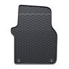 Rubberen matten voor de Man TGE Bestelwagen (2017-....) - zwart - 2 stuks