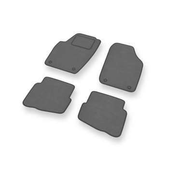 Velours automatten voor Volkswagen Polo IV 9N Hatchback, Sedan (2001-2009) - gri