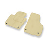 Velours automatten voor Skoda Superb II Stationwagen, Liftback (2008-2015) - beige