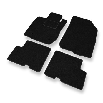 Vilten automatten voor Dacia Sandero I, II Hatchback (2008-2020) - zwart