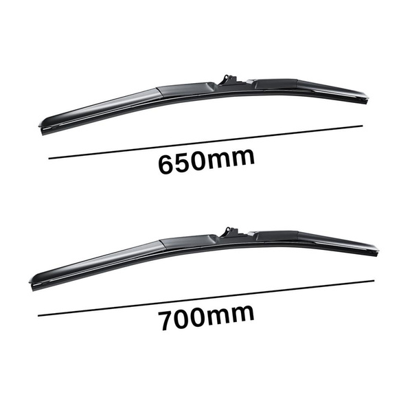 Auto ruitenwissers op de voorruit voor Renault Modus MPV (06.2004-2012) - hybride bladen