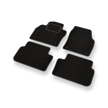 Velours automatten voor Seat Ibiza V Hatchback (2017-....) - zwart