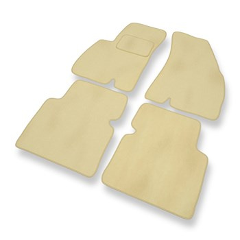 Velours automatten voor Hyundai Santa Fe I SUV (2000-2006) - beige