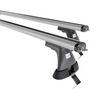 Basisrek voor het autodak voor Skoda Fabia mk II Hatchback (2007-2014) - zilver Imperiaal - zonder bevestigingsmateriaal - Aluminium