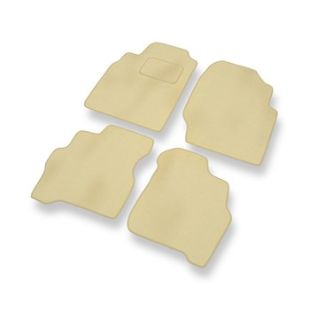 Velours automatten voor Nissan Almera II Hatchback, Sedan (2000-2006) - beige
