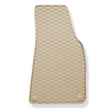 Rubberen matten voor de Seat Exeo Sedan, Sportstourer (2008-2013) - beige - 4 stuks