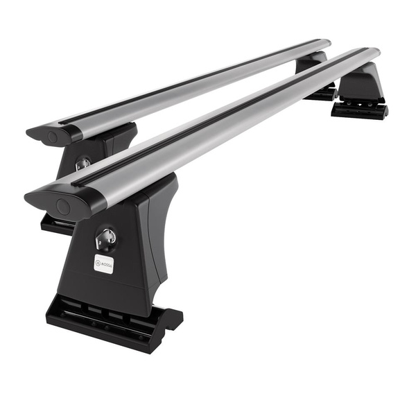Basisrek voor het autodak voor Peugeot 3008 SUV (2009-2016) - zilver Imperiaal - bevestigingspunten - Aluminium