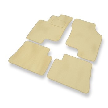 Velours automatten voor Hyundai Getz Hatchback (2002-2008) - beige