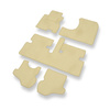 Velours automatten voor Honda Stream I MPV (2001-2006) - beige