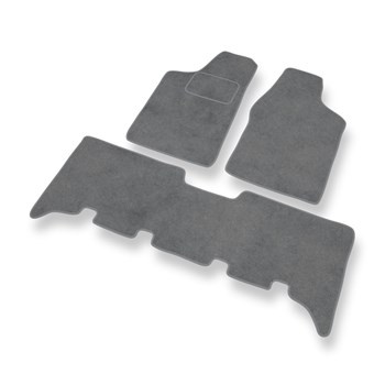 Velours automatten voor Opel Frontera A, B SUV (1992-2004) - grijs