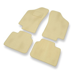 Velours automatten voor Fiat Tipo I Hatchback (1988-1995) - beige