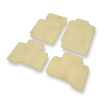 Velours automatten voor Suzuki Grand Vitara II SUV (2005-2014) - beige