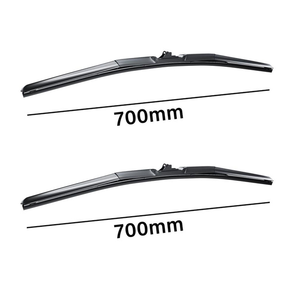 Auto ruitenwissers op de voorruit voor Peugeot 407 Coupé, Sedan, SW (05.2004-12.2011) - hybride bladen