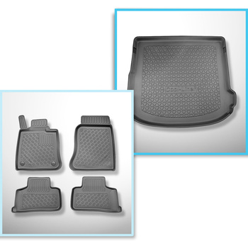 Set kofferbakmat en automatten TPE PREMIUM op maat gemaakt voor: Mercedes-Benz G