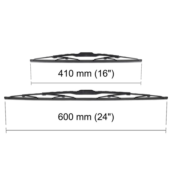 Auto ruitenwissers op de voorruit voor Toyota Avensis II Stationwagen, Liftback, Sedan (01.2003-11.2008) - standaard bladen