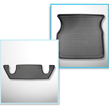 Set kofferbakmat en automatten TPE PREMIUM op maat gemaakt voor: Tesla Model X S