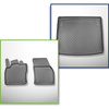 Set kofferbakmat en automatten TPE op maat gemaakt voor: Volkswagen Caddy V Stationwagen (11.2020-....) - 5 zitplaatsen; Caddy, Caddy Maxi, Caddy Cargo, Caddy Maxi Cargo