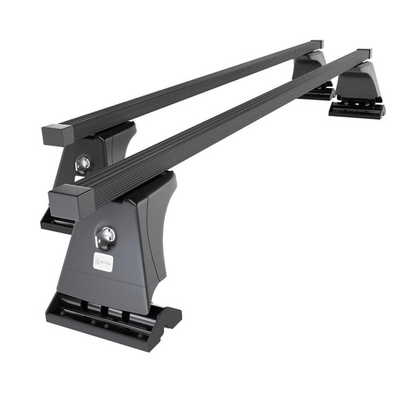 Basisrek voor het autodak voor Fiat Fiorino III Bestelwagen (2008-2011) - zwart Imperiaal - bevestigingspunten - Staal