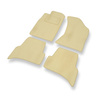 Velours automatten voor Toyota 4Runner IV SUV (2003-2023) - beige