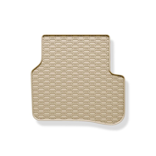 Rubberen matten voor de Volkswagen Passat CC Coupé (2008-2012) - beige - 4 stuks