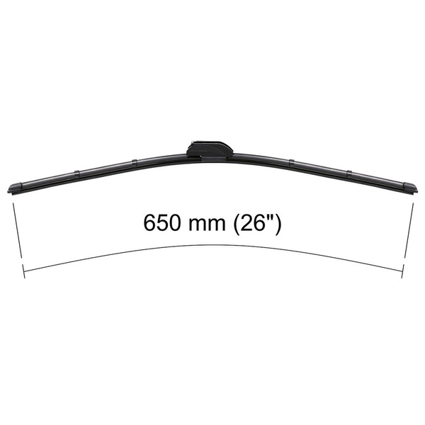 Auto ruitenwisser op de voorruit voor Renault Twingo I Hatchback (03.1993-05.2007) - vlak blade