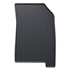 Rubberen matten voor de Dacia Duster (2017-2024) - zwart