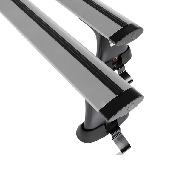 Basisrek voor het autodak voor Renault Clio mk IV Hatchback (2013-2019) - zilver Imperiaal - zonder bevestigingsmateriaal - Aluminium