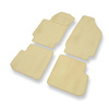 Velours automatten voor Fiat Stilo Hatchback, Multiwagon (2001-2008) - beige