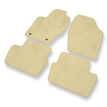 Velours automatten voor Citroen C4 I Hatchback, Sedan (2004-2013) - beige