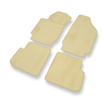 Velours automatten voor Fiat Stilo Hatchback, Multiwagon (2001-2008) - beige