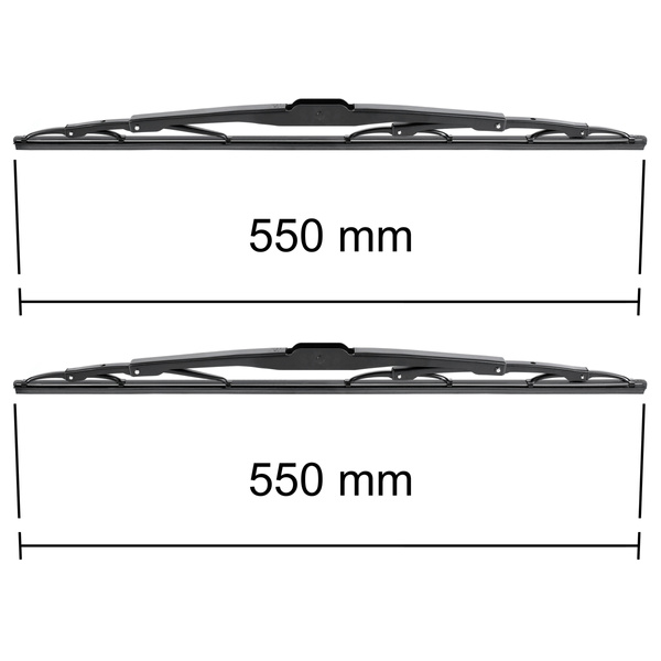 Auto ruitenwissers op de voorruit voor Fiat Ducato II Bestelwagen (1994-2006) - standaard bladen
