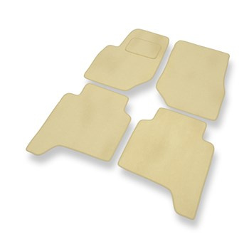 Velours automatten voor Hyundai Terracan (2001-2006) - beige