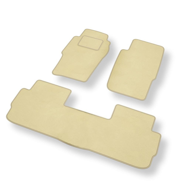Velours automatten voor Nissan Patrol GR SUV (1998-2010) 5 deuren - beige