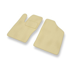 Velours automatten voor Fiat Seicento Hatchback, Bestelwagen (1998-2010) - beige