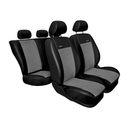Op maat gemaakte hoezen voor Seat Toledo II Sedan (1999-2004) - pasvorm autostoelhoezen - autostoelbeschermer set - grijs