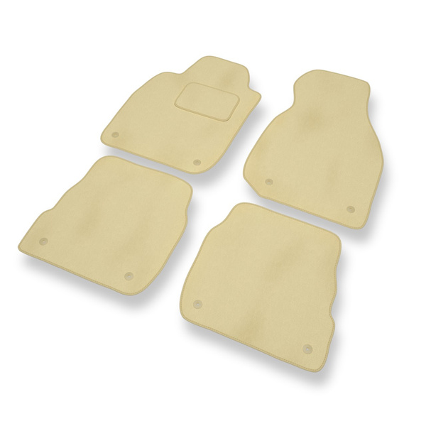 Velours automatten voor Audi A6 II C5 Avant, Limousine (1997-2004) - beige
