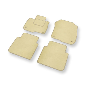 Velours automatten voor Honda CR-V V SUV (2018-2023) - beige