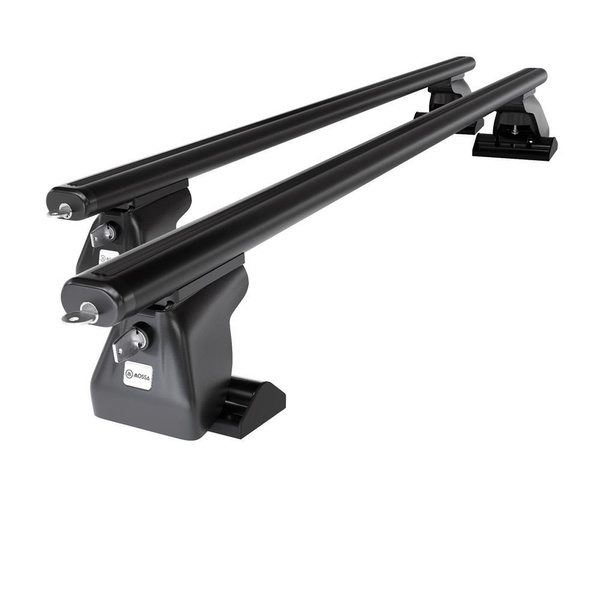 Basisrek voor het autodak voor Volkswagen Transporter T5 Bestelwagen (2003-2009) - zwart Imperiaal - T-profiel - Aluminium