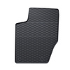 Rubberen matten voor de Citroen C4 Hatchback (2001-2010) - zwart - 4 stuks