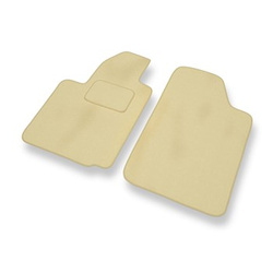 Velours automatten voor Citroen C2 Hatchback (2003-2010) - beige