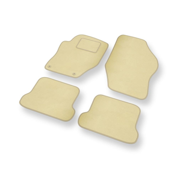 Velours automatten voor Peugeot 308 CC Cabriolet (2008-2014) - beige