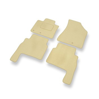 Velours automatten voor Kia Sorento II SUV (2009-2015) - beige