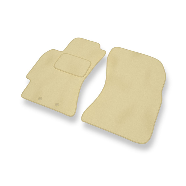 Velours automatten voor Subaru Forester III SUV (2008-2013) - beige