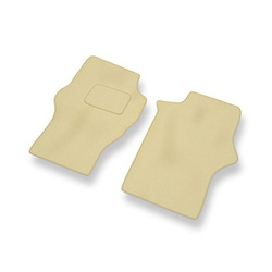 Velours automatten voor Mitsubishi L400 Bestelwagen (1994-2007) - beige