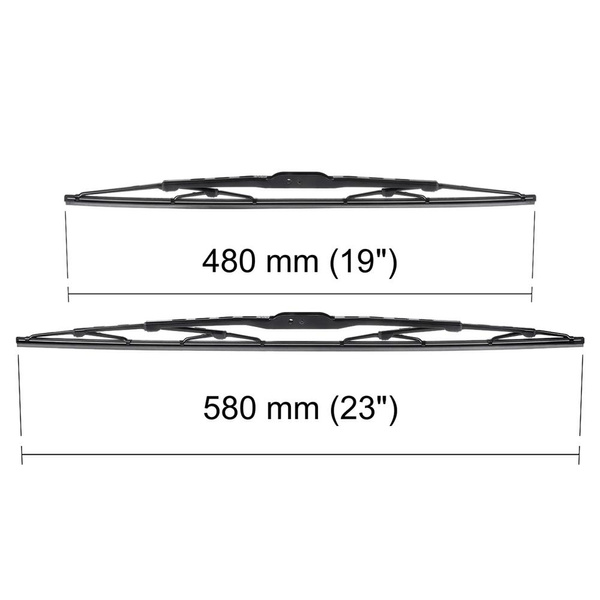 Auto ruitenwissers op de voorruit voor Fiat Bravo Hatchback (10.1995-09.2003) - standaard bladen