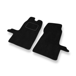 Velours automatten voor Ford Transit VI Bestelwagen (2000-2006) - zwart